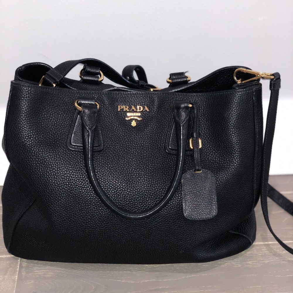 Black Prada shoulder bag large